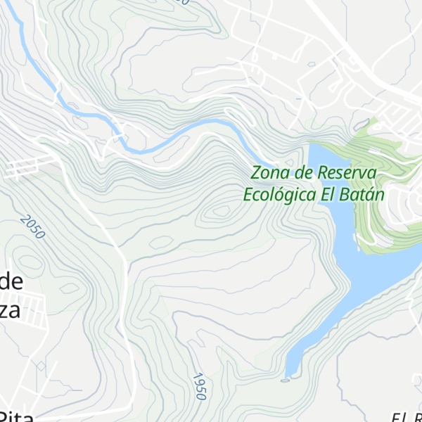 Map of Cerro La Peña