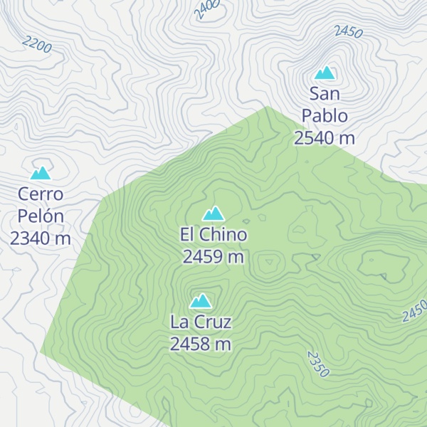 Map of El Chino
