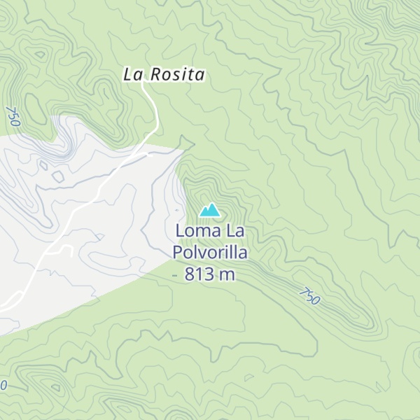Map of Loma La Polvorilla