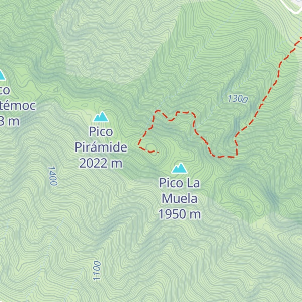 Map of Pico Perico