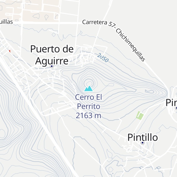 Map of Cerro El Perrito