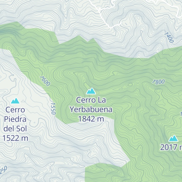Map of Cerro La Yerbabuena