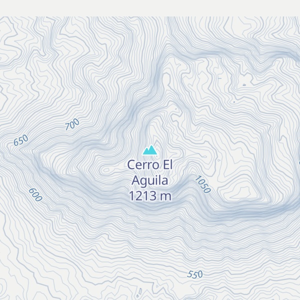 Map of Cerro El Aguila