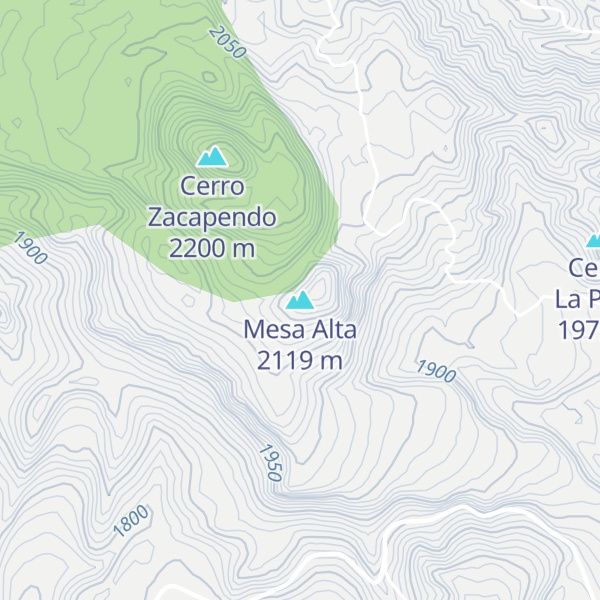 Map of Mesa Alta