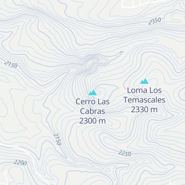 Map of Cerro Las Cabras