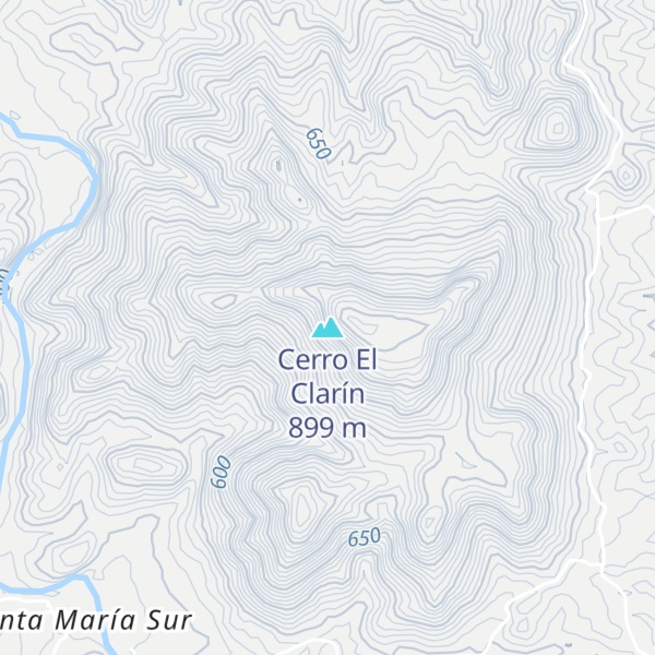 Map of Cerro El Clarín