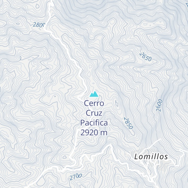 Map of Cerro Cruz Pacifica
