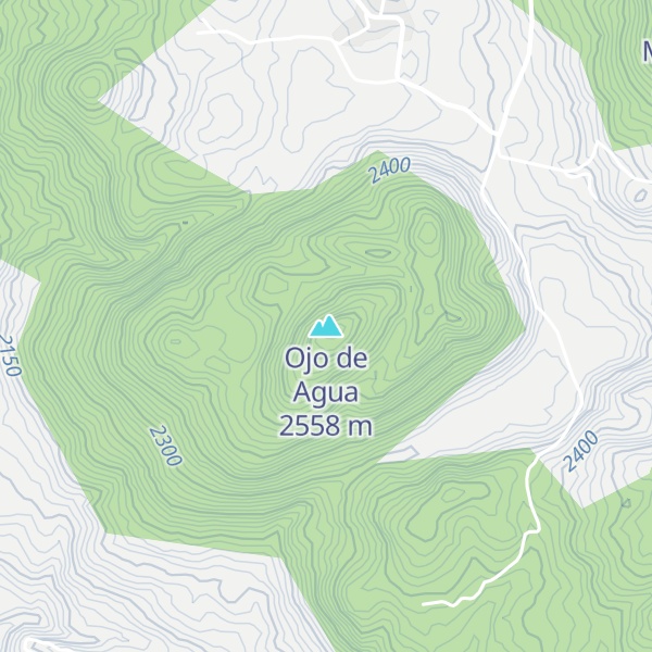 Map of Ojo de Agua