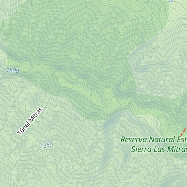 Map of Pico Cuauhtémoc