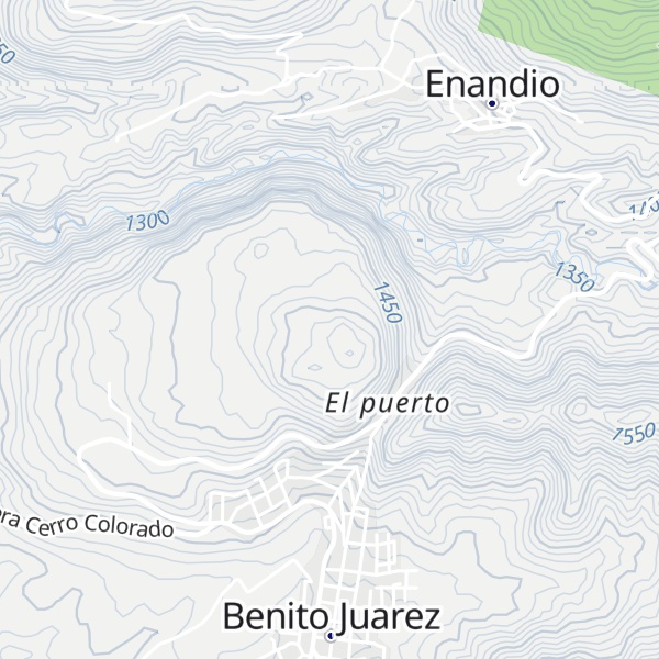Map of Cerro Las Cebollas