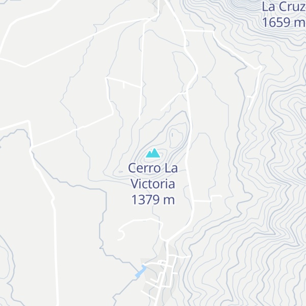 Map of Cerro La Victoria