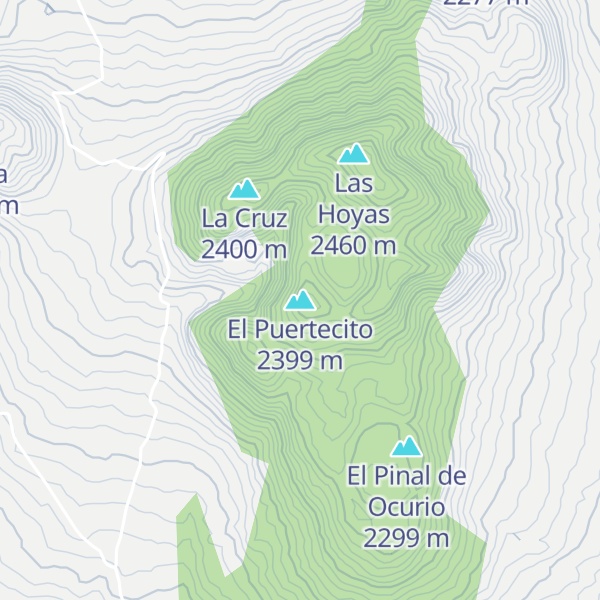 Map of El Puertecito
