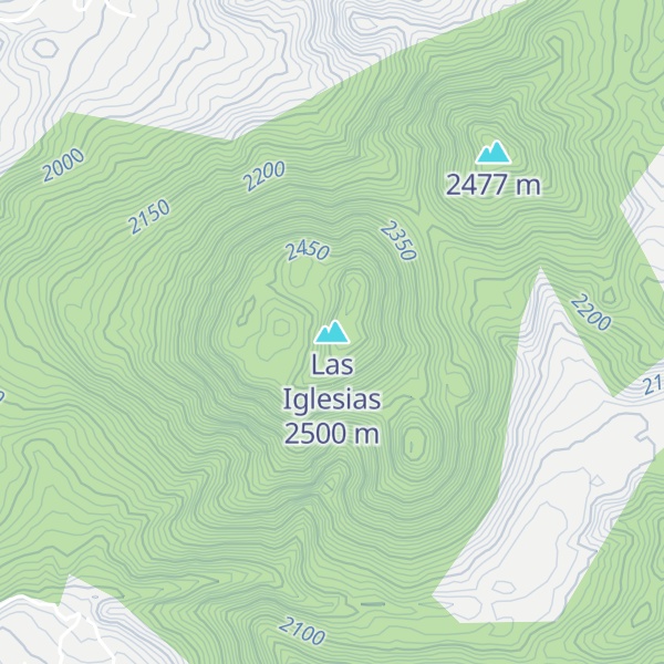 Map of Las Iglesias