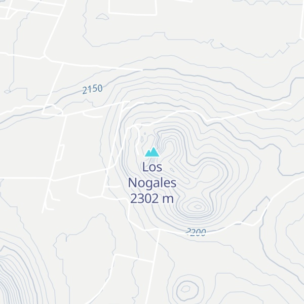 Map of Los Nogales