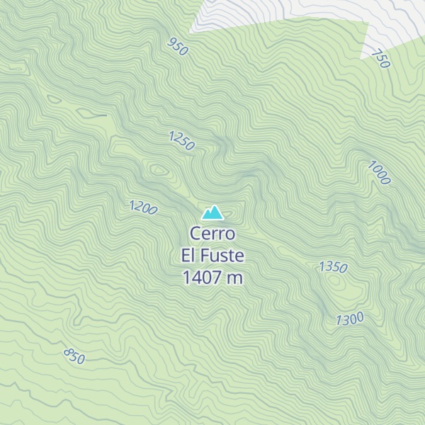 Map of Cerro El Fuste