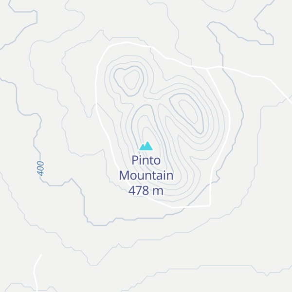 Map of Pinto Mountain
