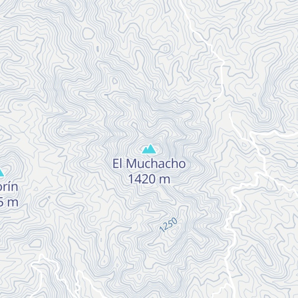 Map of El Muchacho
