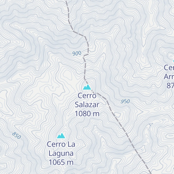 Map of Cerro Salazar