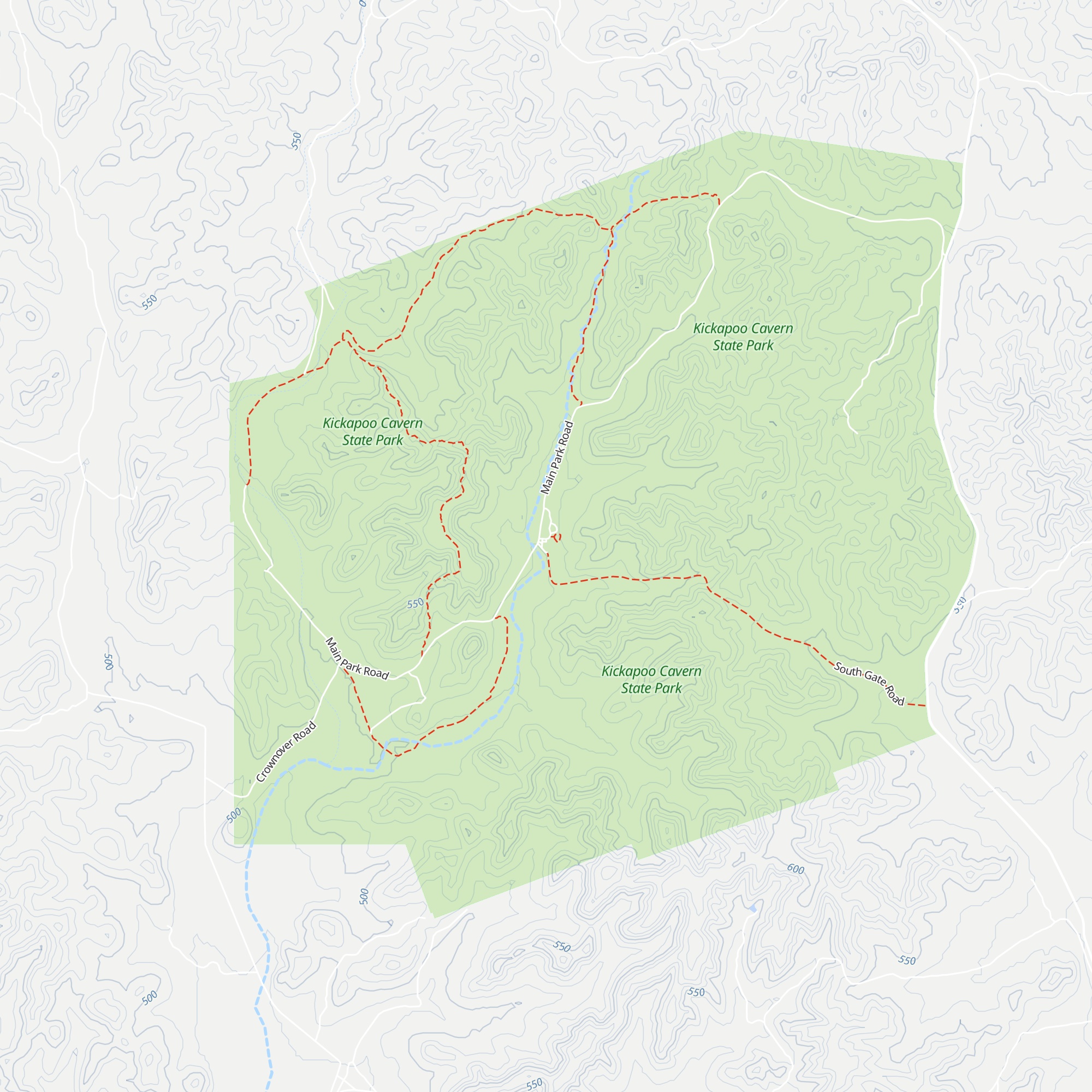 Park Headquarters map
