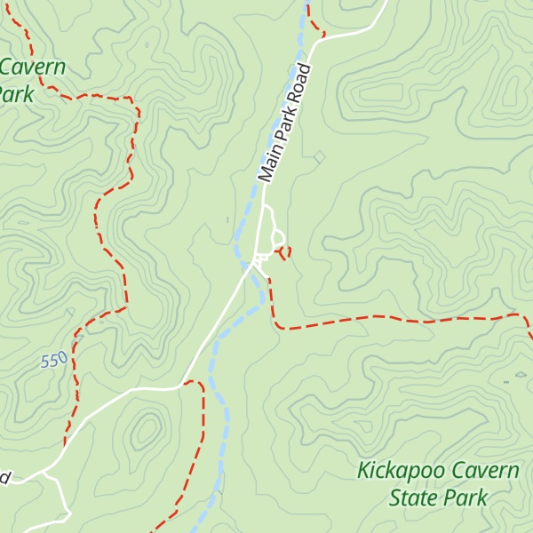 Map of Park Headquarters