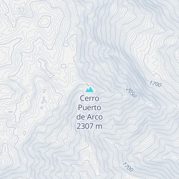 Map of Cerro Puerto de Arco
