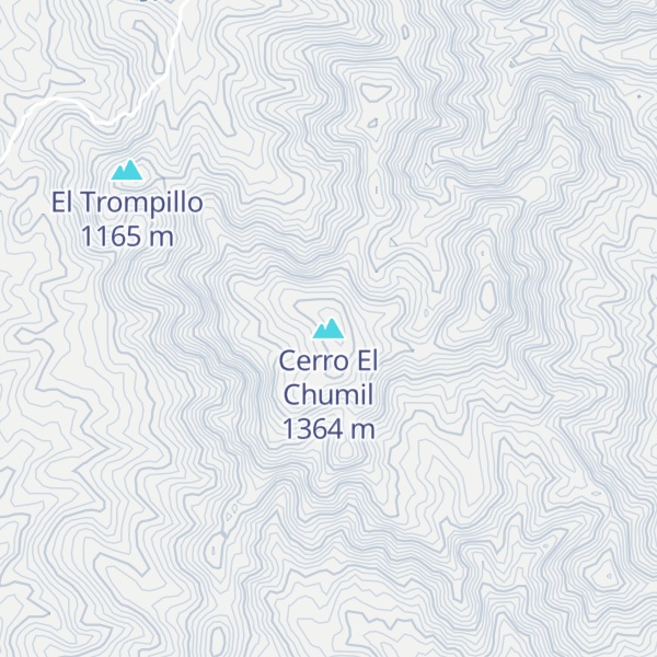Map of Cerro El Chumil