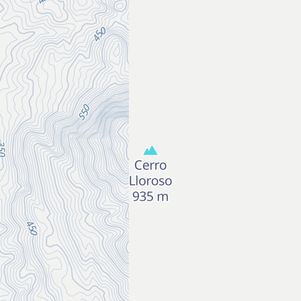 Map of Cerro Lloroso