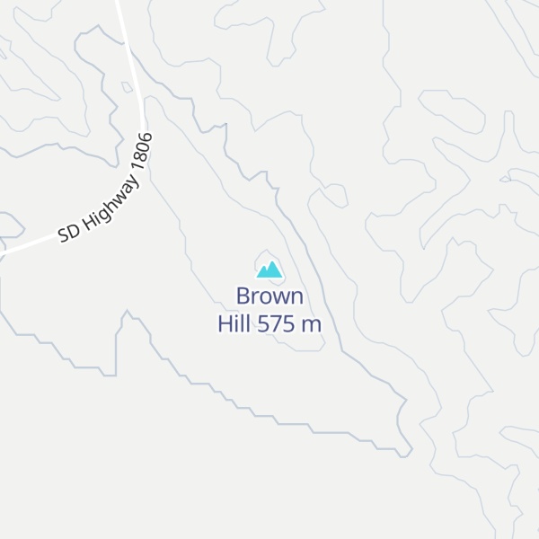 Map of Brown Hill