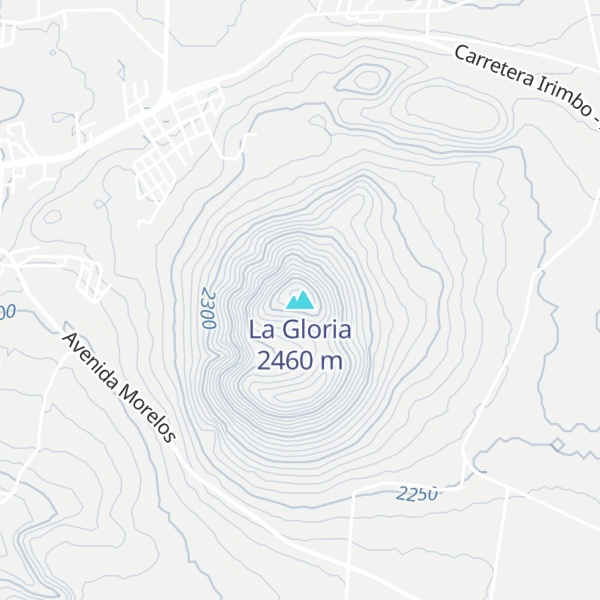 Map of La Gloria