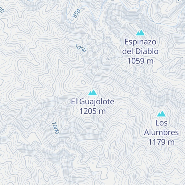 Map of El Guajolote