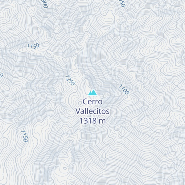 Map of Cerro Vallecitos