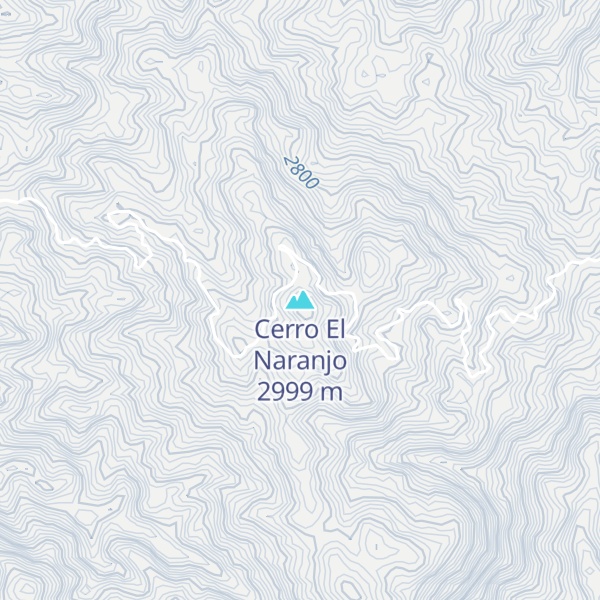 Map of Cerro El Naranjo