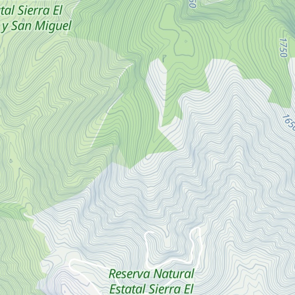Map of Mesa de la Mula