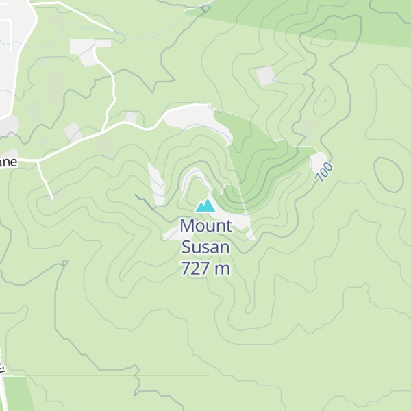 Map of Mount Susan