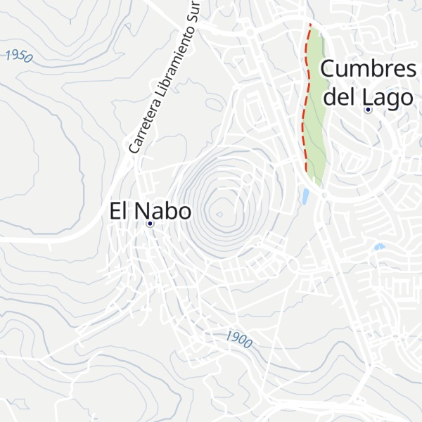Map of Cerro El Nabo