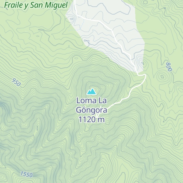Map of Loma La Góngora