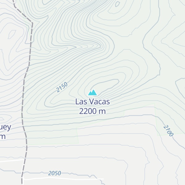 Map of Las Vacas