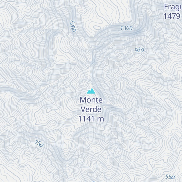 Map of Monte Verde