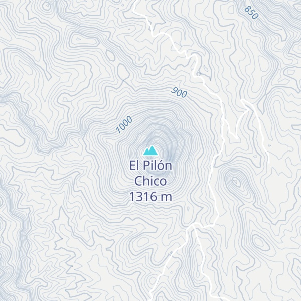 Map of El Pilón Chico