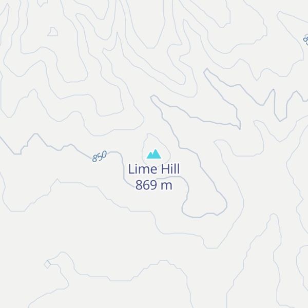 Map of Lime Hill