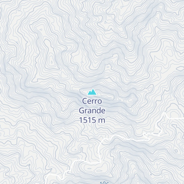 Map of Cerro Grande