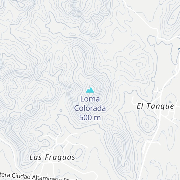 Map of Loma Colorada