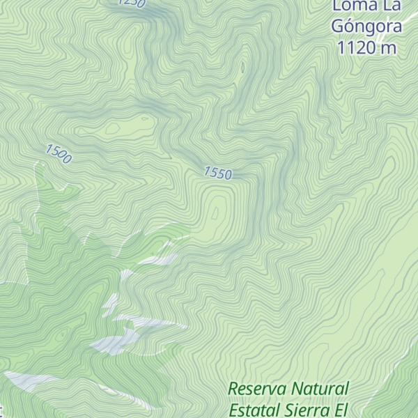 Map of Cerro El Remolino