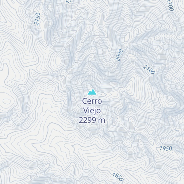 Map of Cerro Viejo