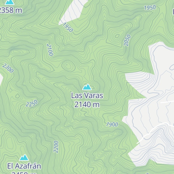Map of Las Varas