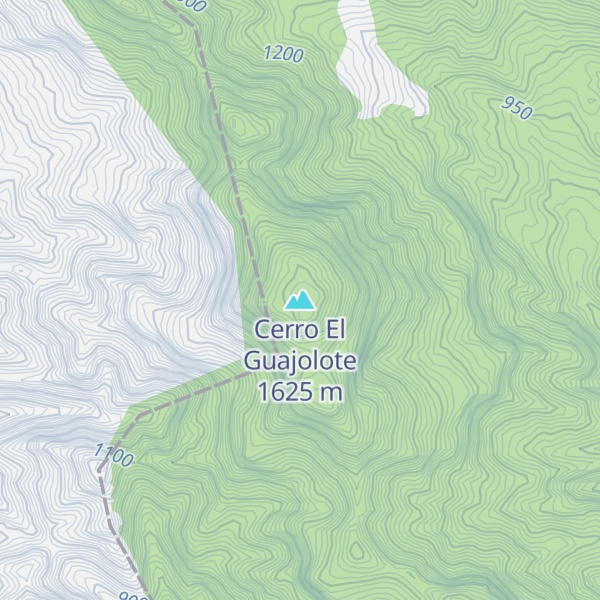 Map of Cerro El Guajolote