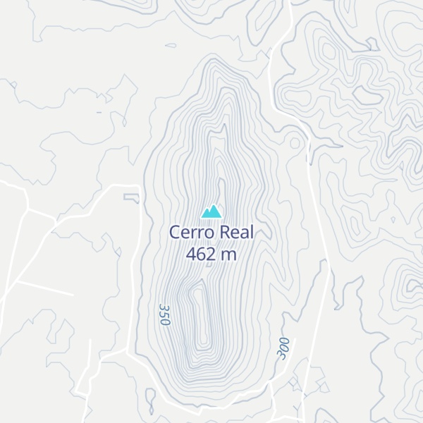 Map of Cerro Real