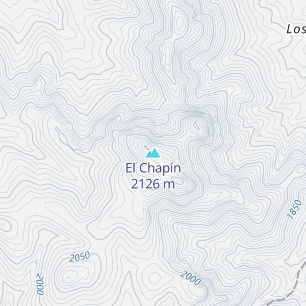 Map of El Chapín
