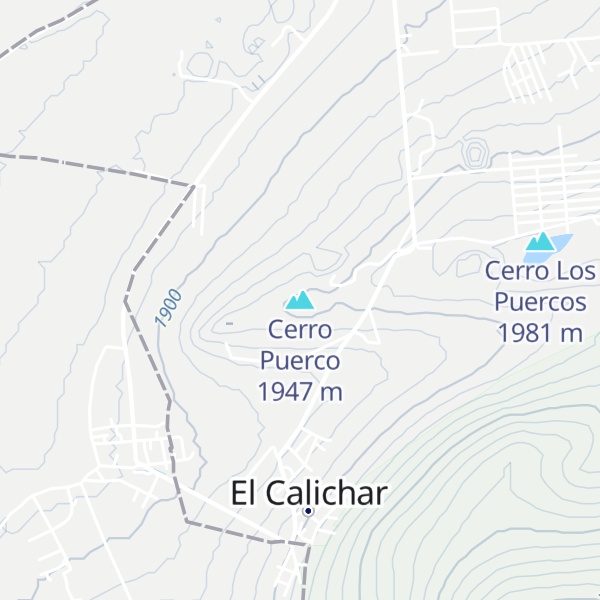 Map of Cerro Puerco