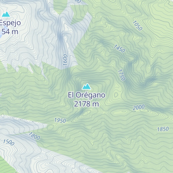 Map of El Orégano